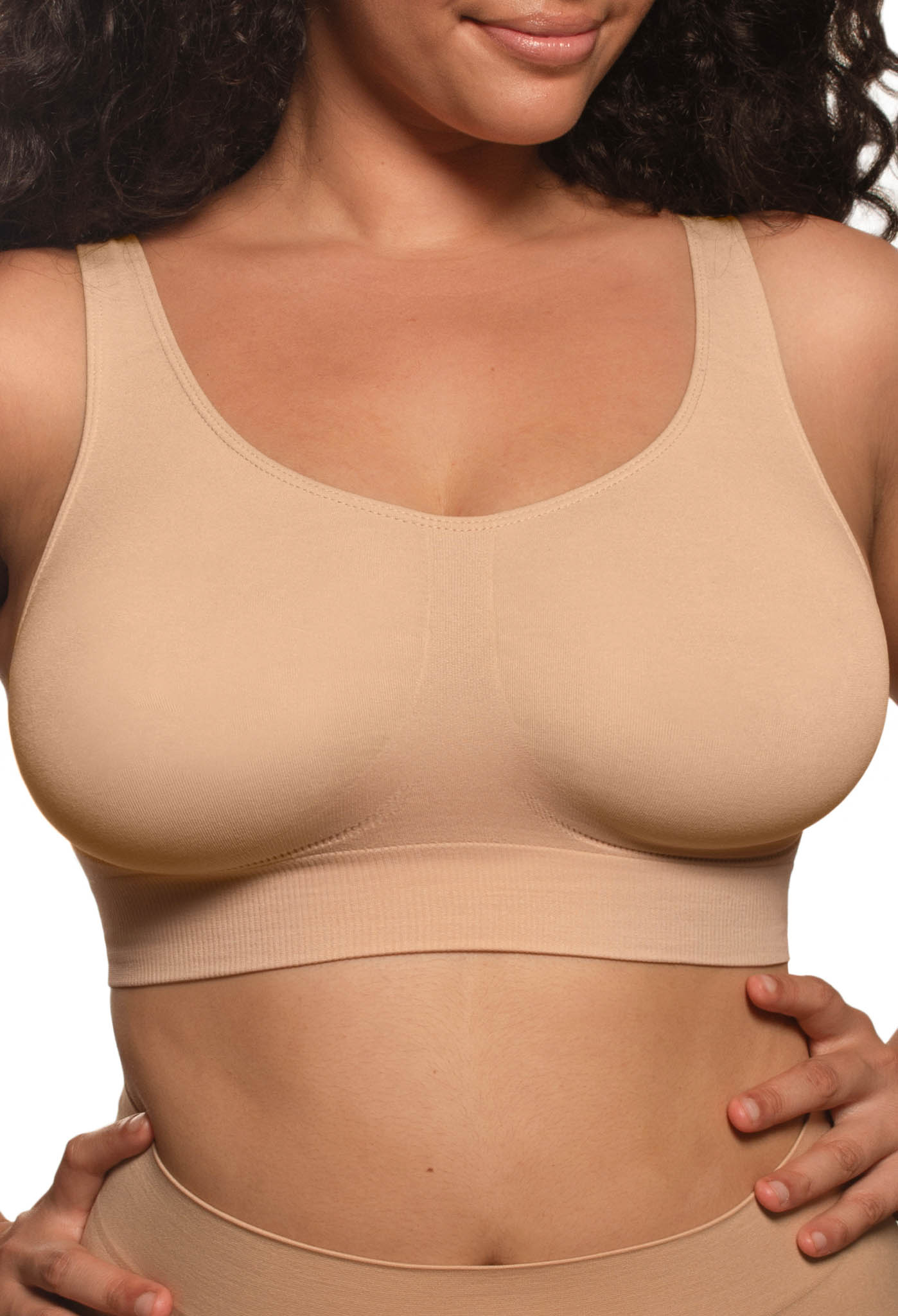 The newest online retailer of Double Lined Wire Free High Back Crop Bra  Supply